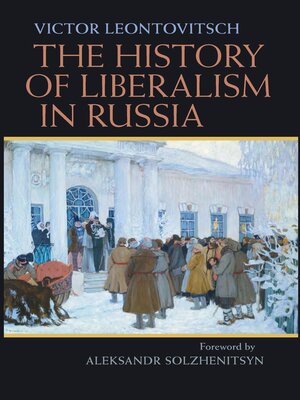 cover image of The History of Liberalism in Russia